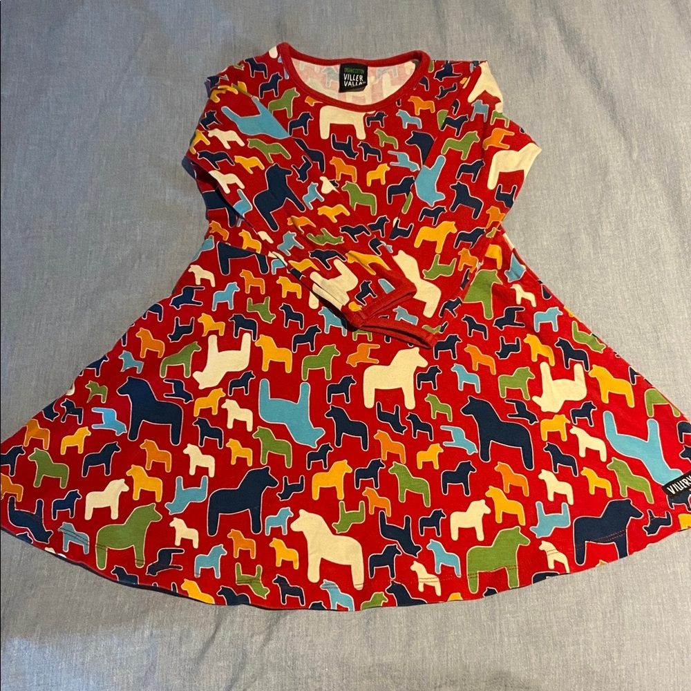(3/$65) Viller Valla dress with horse print